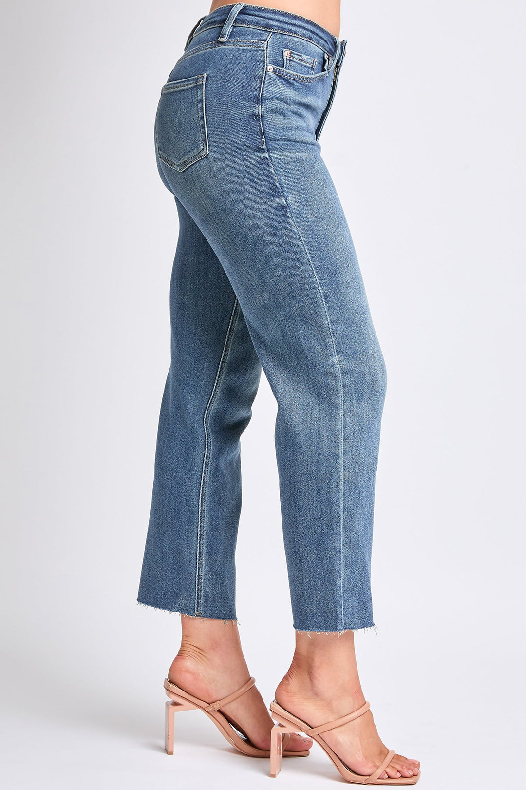 Women's Luxe Cropped Straight  Jeans