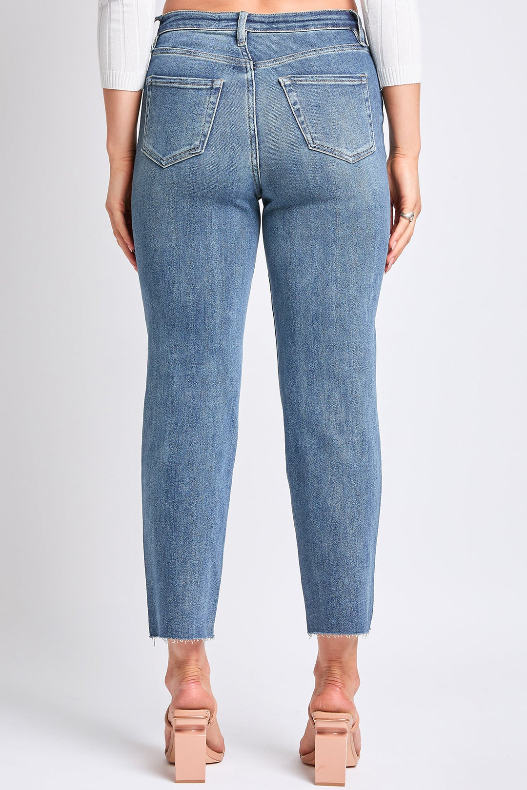 Women's Luxe Cropped Straight  Jeans