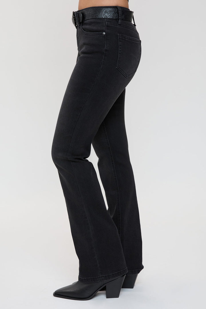 Women's Jessie Belted Bootcut Jeans