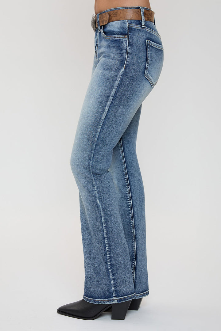 Women's Jessie Belted Bootcut Jeans