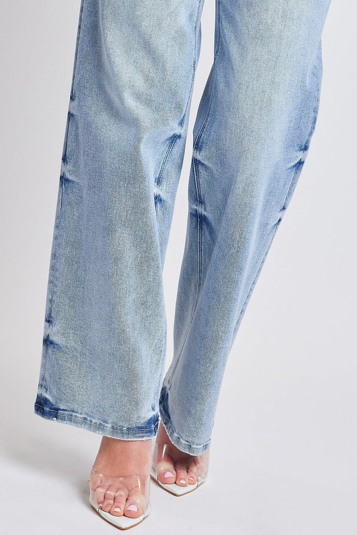 Women's Luxe Mid Rise Wide Leg Jeans