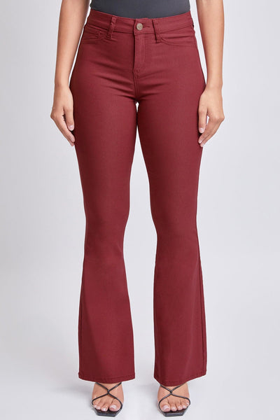 Women's Hyperstretch Flare Pants, Dark Rose