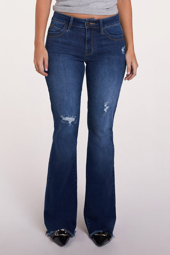 Women's Luxe High Rise WannaBettaButt Flare Jeans