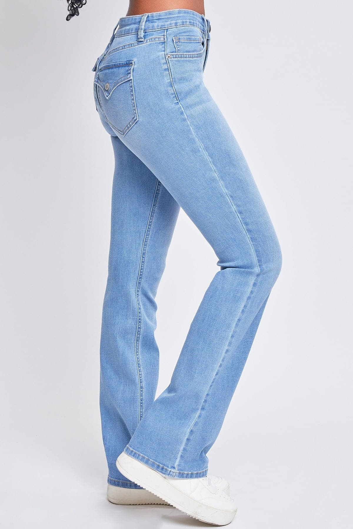 Women's Essential Mid Rise Bootcut Jeans