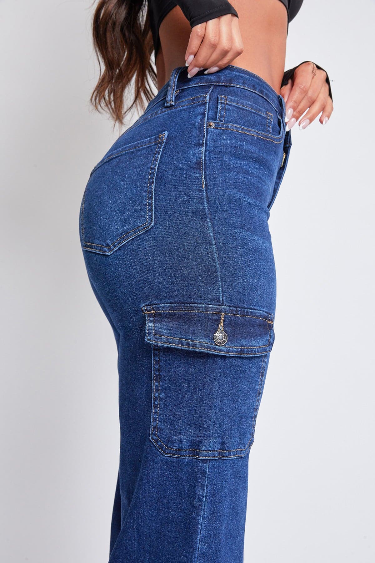 Women's Skater Cargo Wide Leg Jeans