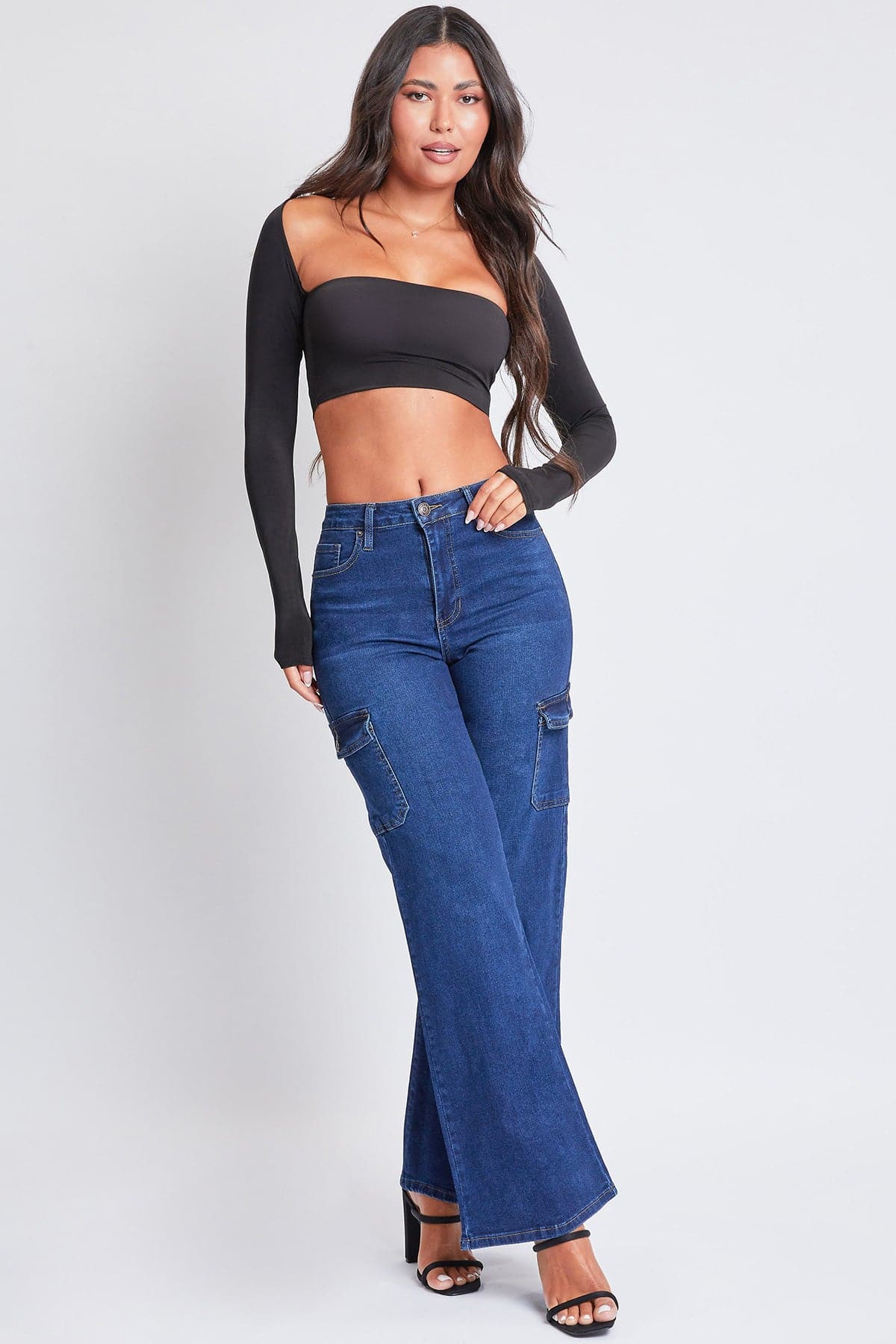 Women's Skater Cargo Wide Leg Jeans