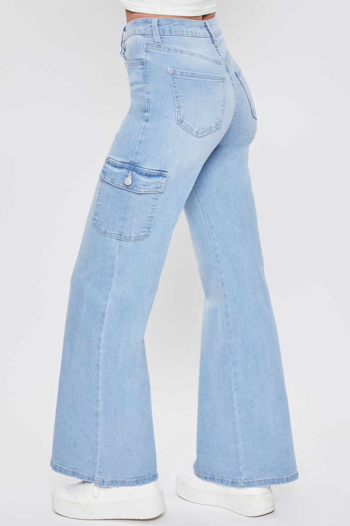 Women's Skater Cargo Wide Leg Jeans