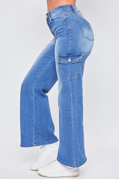 Women's Skater Cargo Wide Leg Jeans