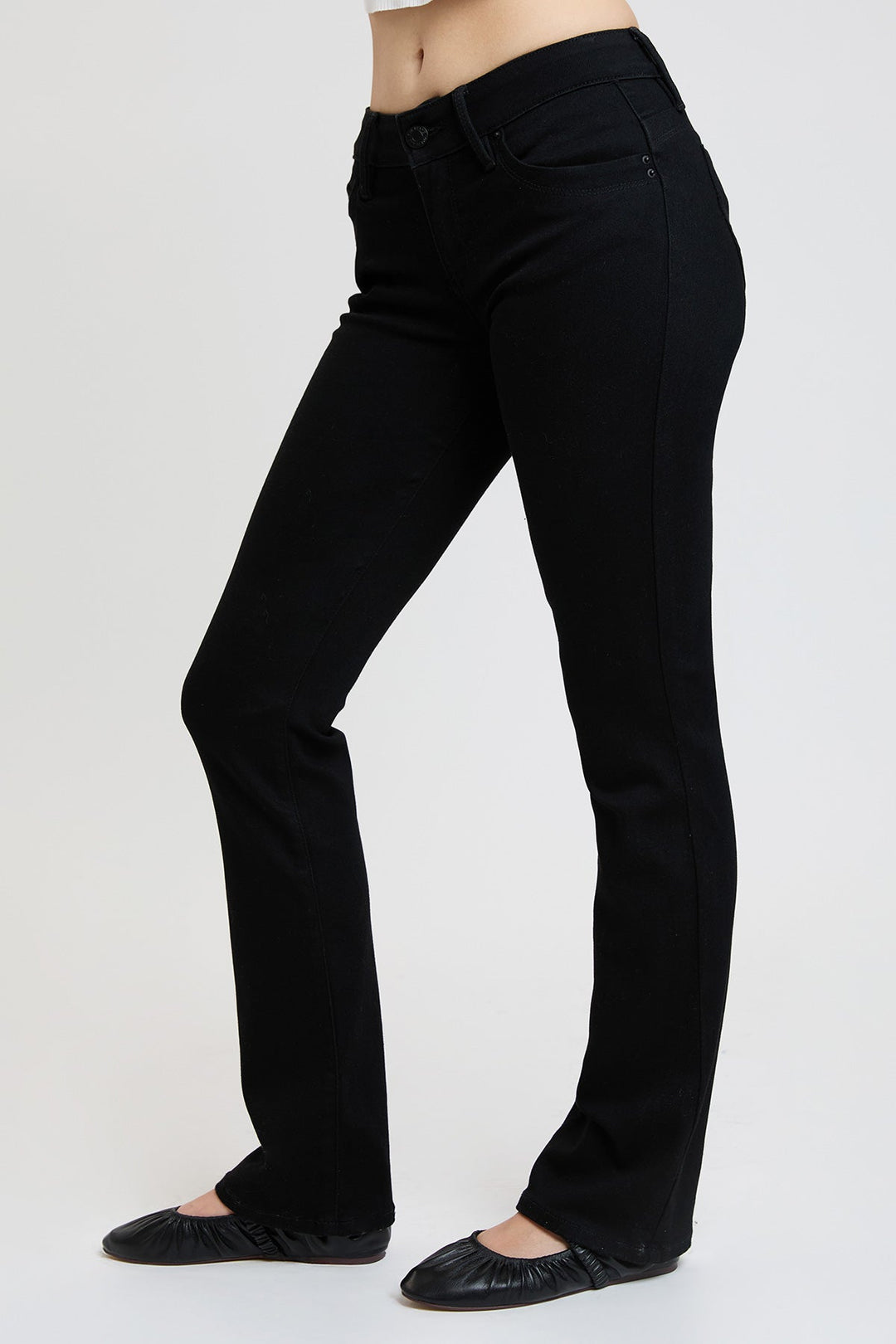 Women's Luxe Mid Rise WannaBettaButt Bootcut Jeans