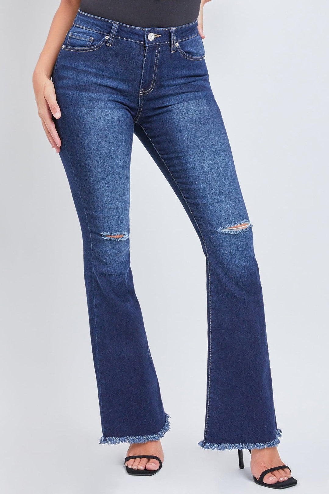 Women's Essential Fray Hem Flare - Regular