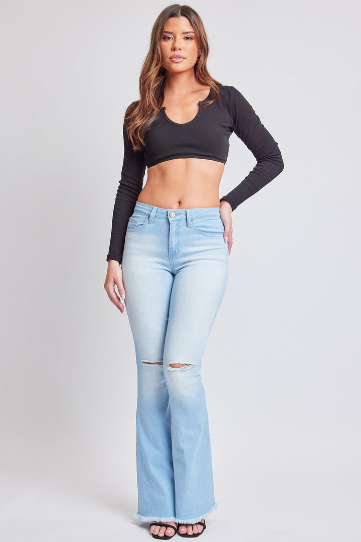 Women's Essential  Super Flare High Rise Jeans-Long Inseam