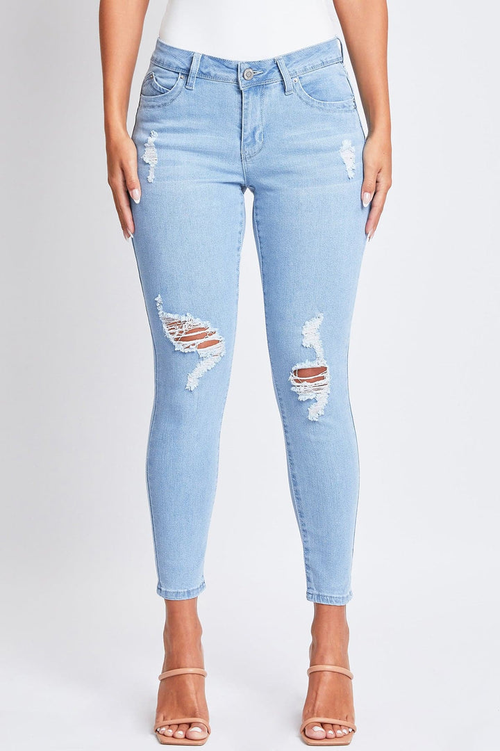 Women's Sustainable WannaBettaButt Skinny Distressed Jeans