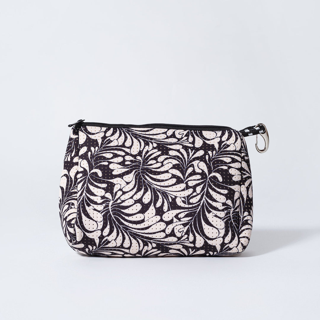 ESSENTIAL POUCH PALM DREAMS BLACK