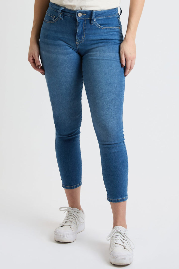 Women's Petite Sustainable High Rise Skinny Jeans