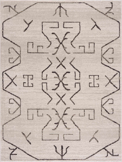 Azzan Black Tribal Area Rug - Limited Edition