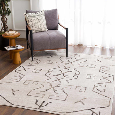 Azzan Black Tribal Area Rug - Limited Edition