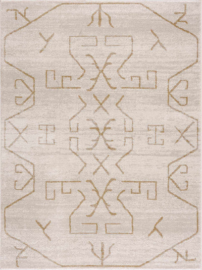 Azzan Gold Tribal Area Rug - Limited Edition