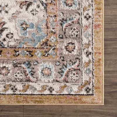 Albie Gold & Beige Area Rug - Clearance