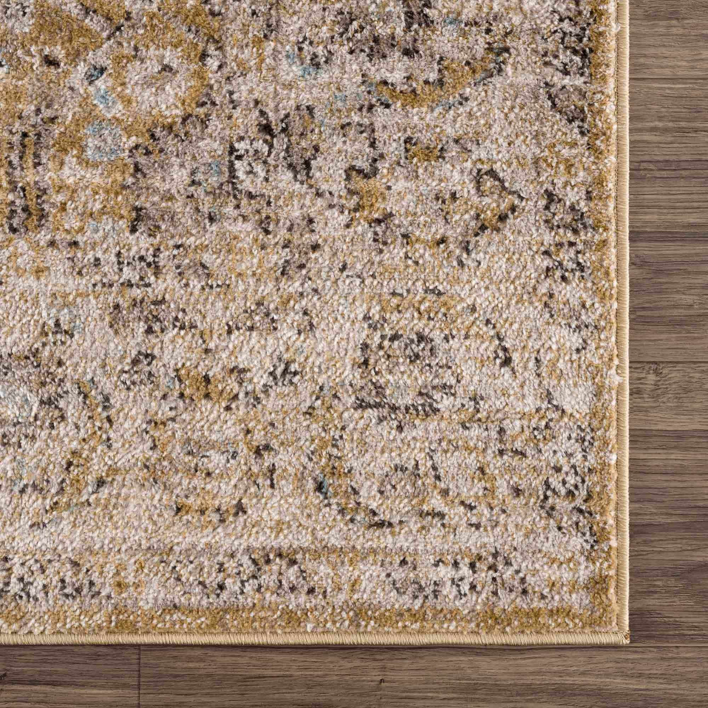 Anana Gold & Beige Area Rug - Clearance