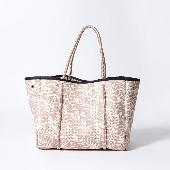 PALM BEIGE BASIC SET - EVERYDAY TOTE AND POUCH