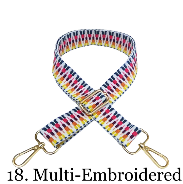 The James | Clear with Gray Trim Sling Bag - Pick Your Strap