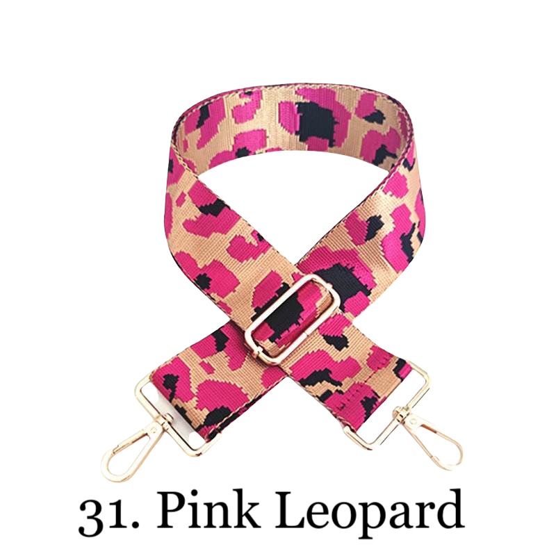 The James | Clear with Brown Trim Sling Bag - Pick Your Strap