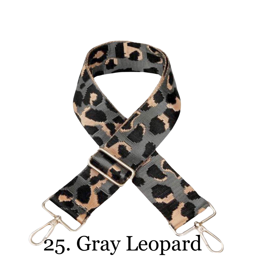 The James | Clear with Gray Trim Sling Bag - Pick Your Strap