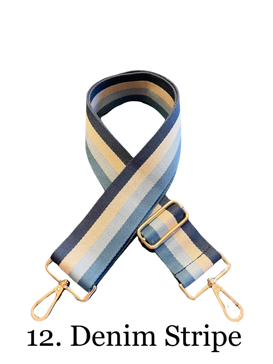 The James | Clear with Brown Trim Sling Bag - Pick Your Strap