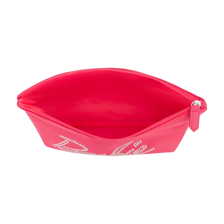 Barbie™ Rhinestone Logo Cosmetic Bag