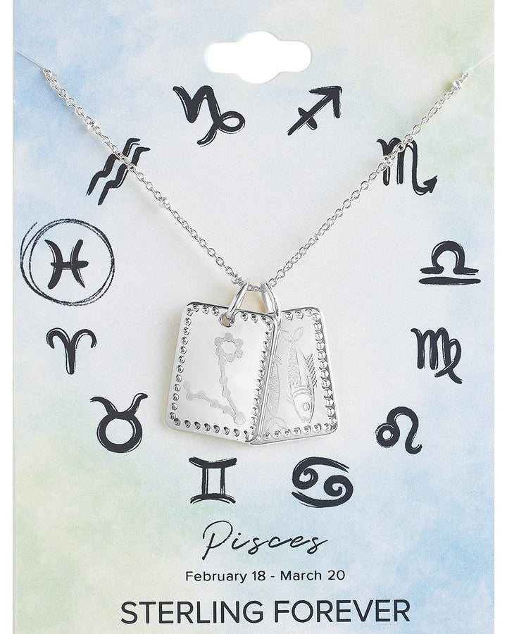 Zodiac Tag Necklace