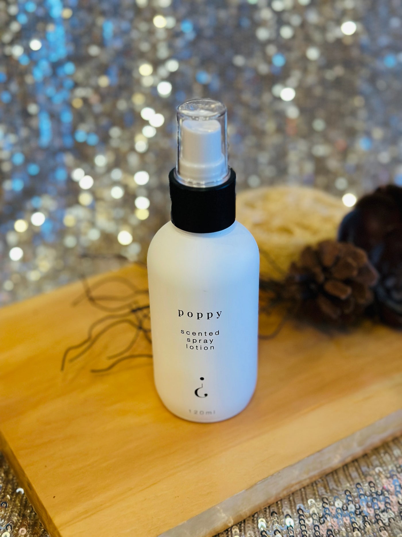 Riddle Poppy Milky spray lotion - Sybaritic Bags & Clothing