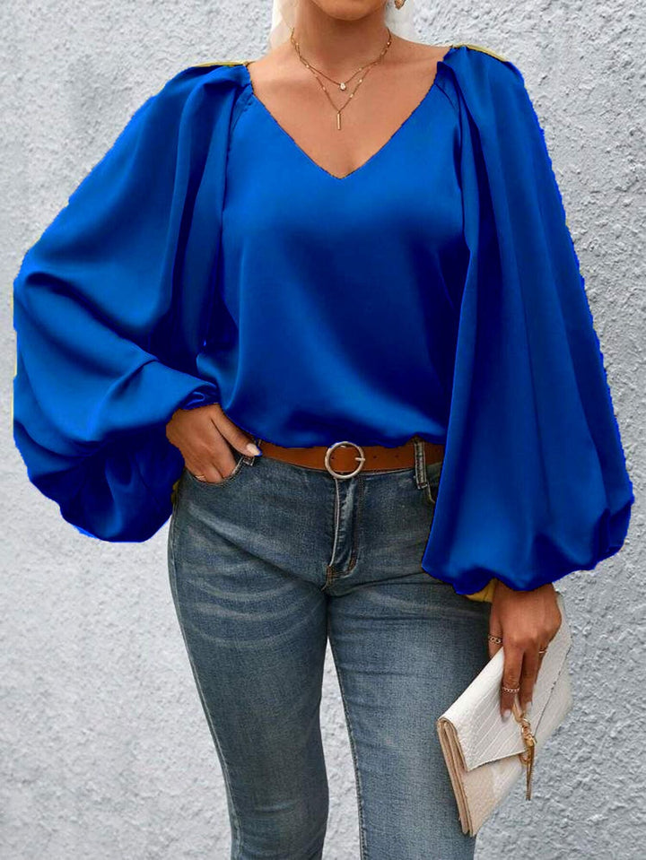 Lantern Sleeve Blouse