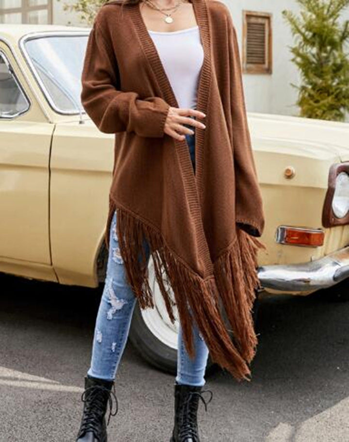 Fringe Hem Cardigan