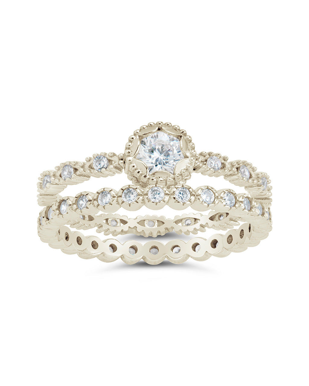 Beatrice CZ Stacking Ring Set