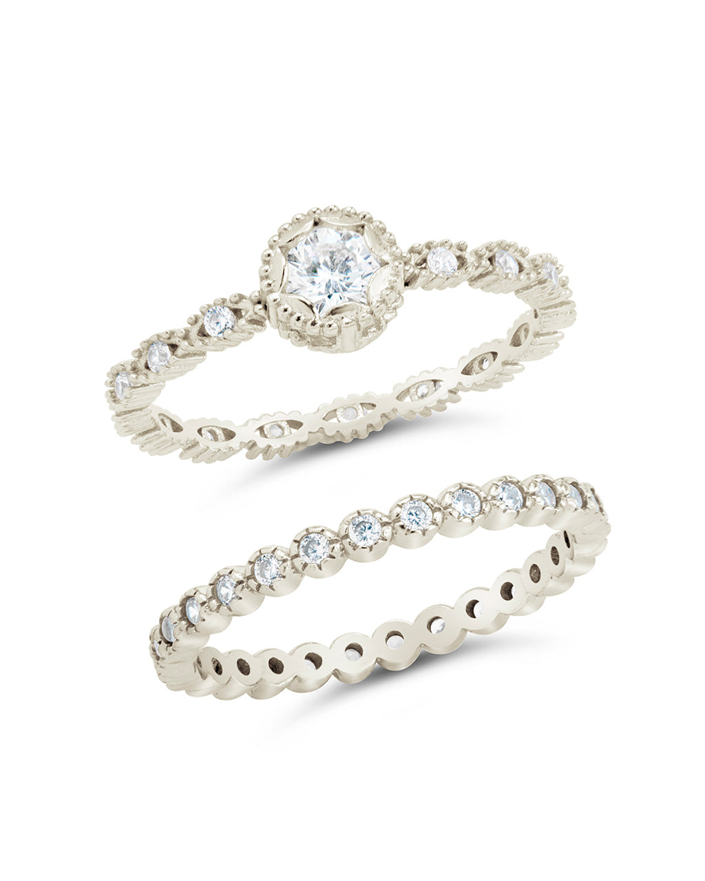 Beatrice CZ Stacking Ring Set
