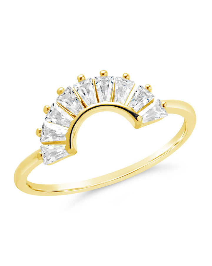 Sterling Silver CZ Dawn Stacking Ring