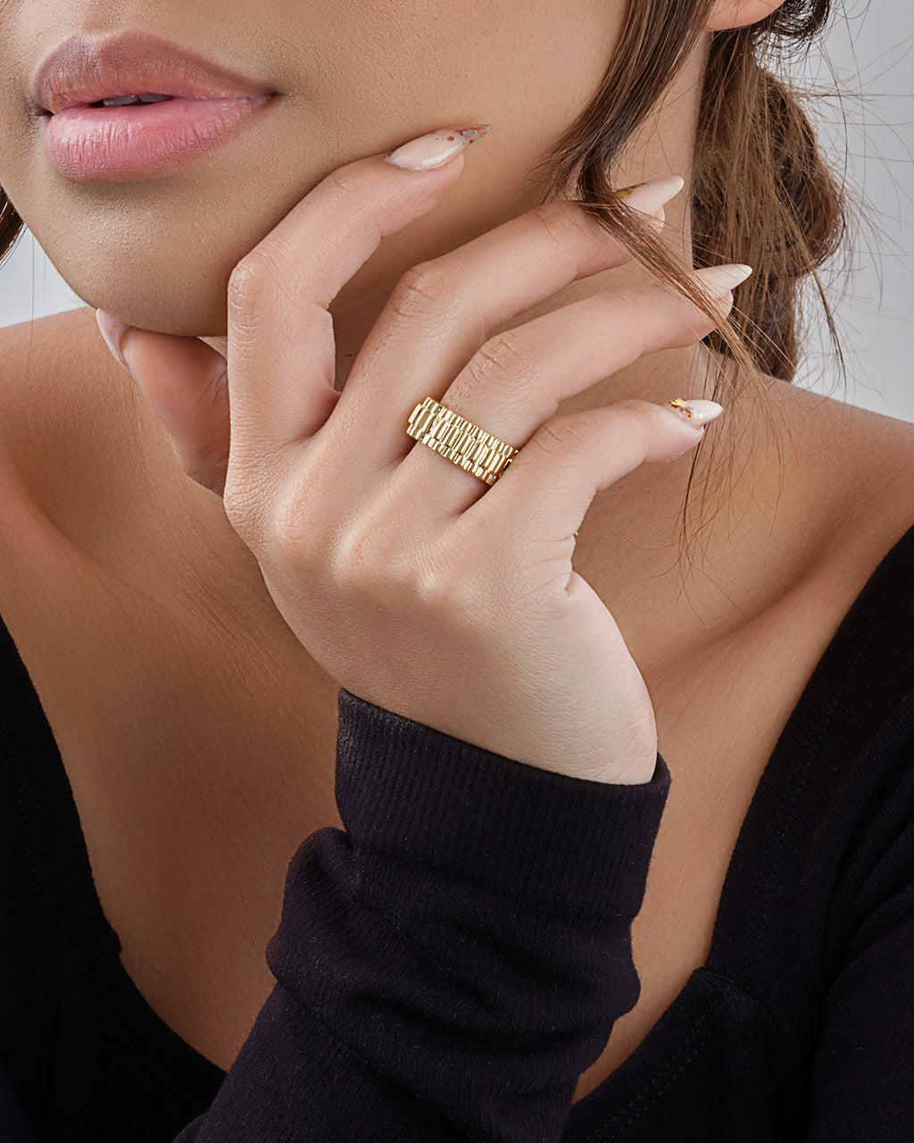 Bubble Dome Band Ring