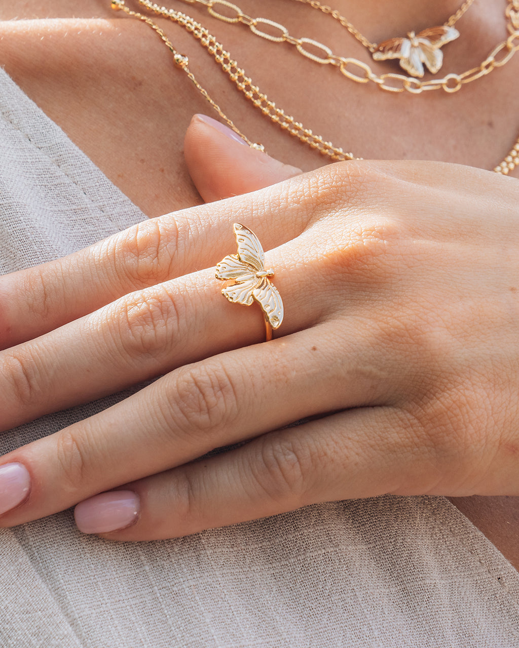 Rowena Butterfly Ring