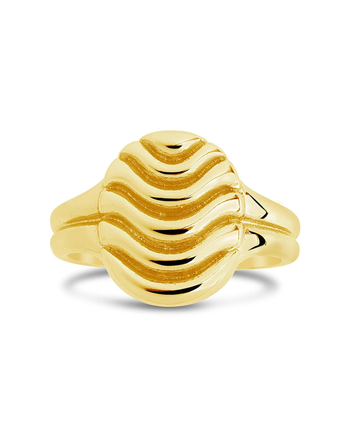 Livia Textured Signet Ring