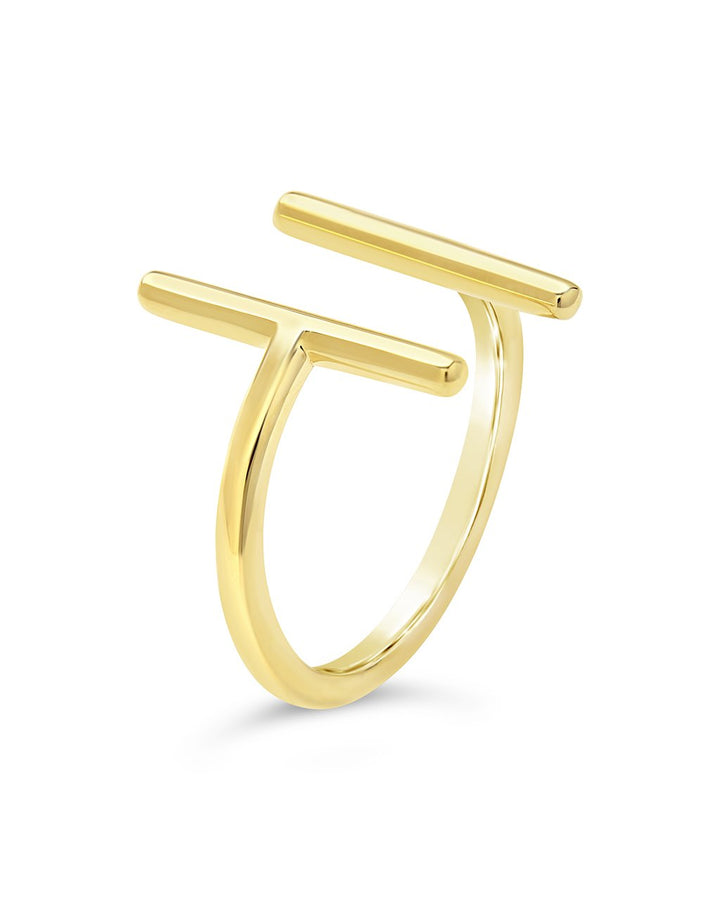 Sterling Silver Parallel Bar Ring