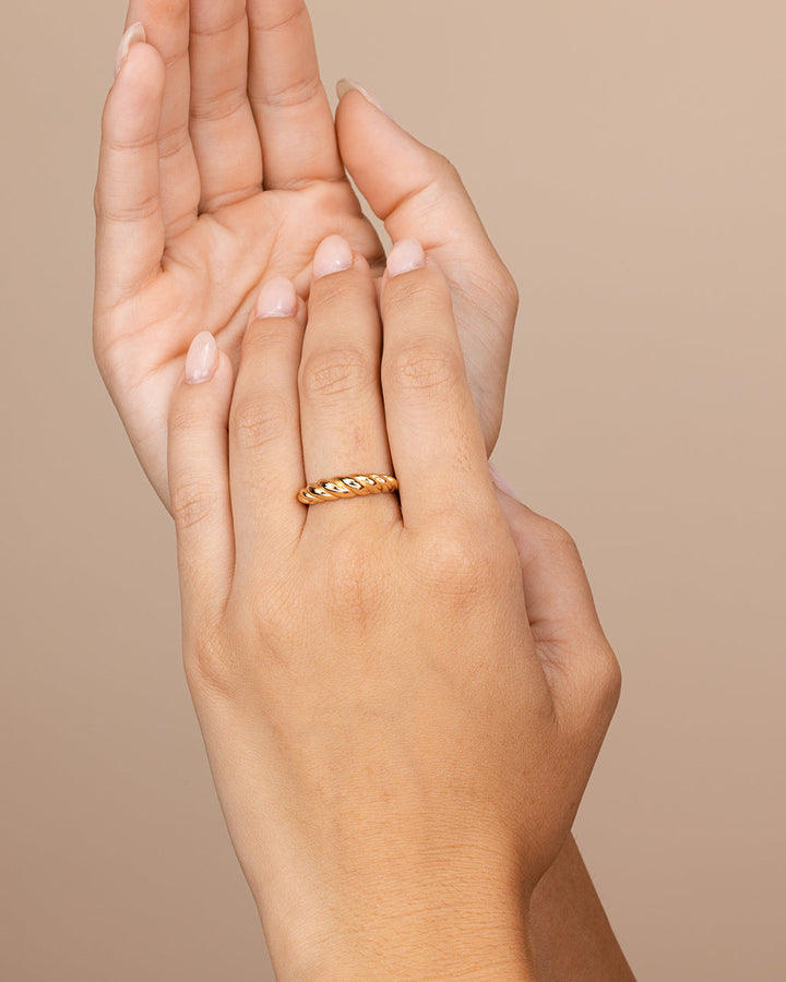 Sterling Silver Graham Twist Band Ring