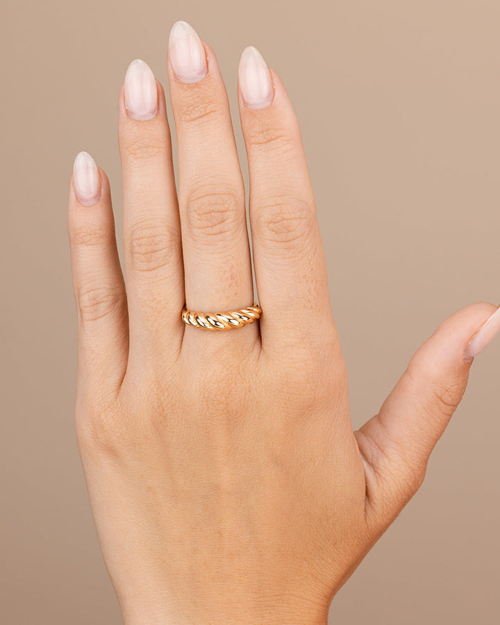 Sterling Silver Graham Twist Band Ring