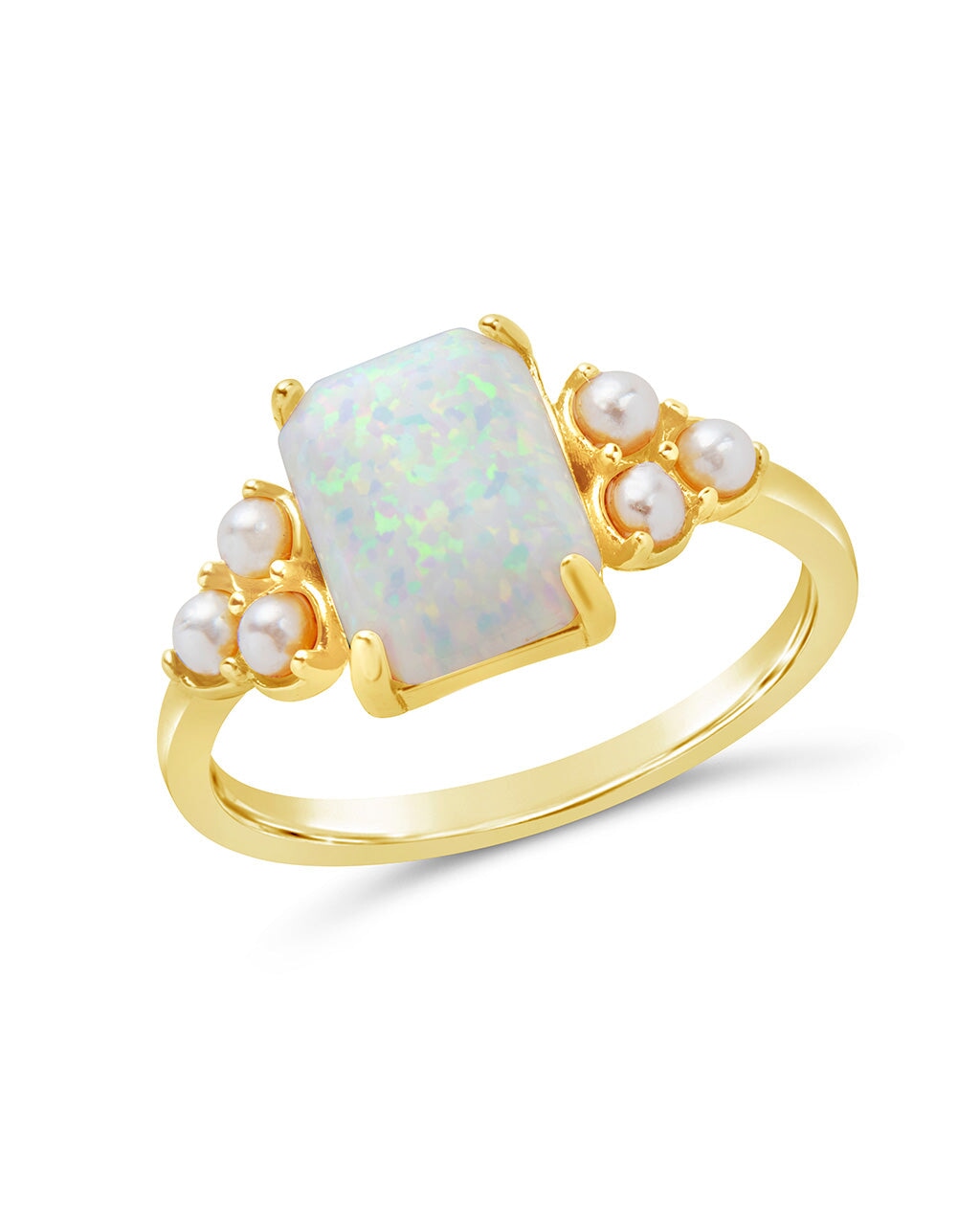 Lana Pearl & Opal Ring