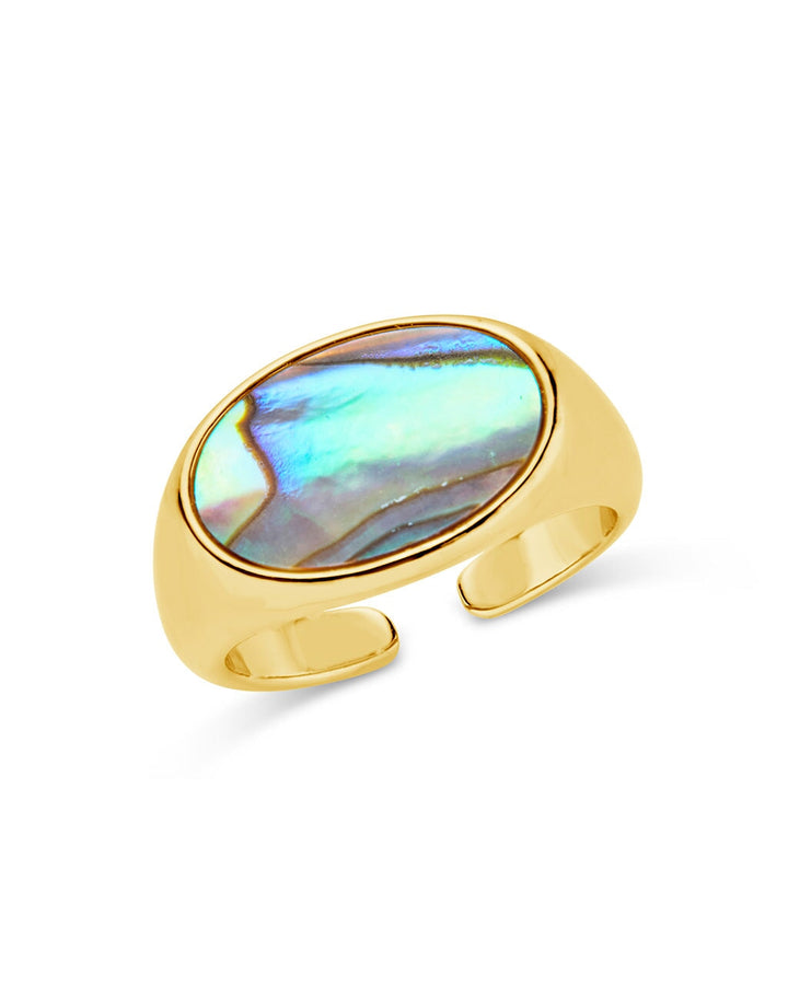 Gail Abalone Open Band Ring