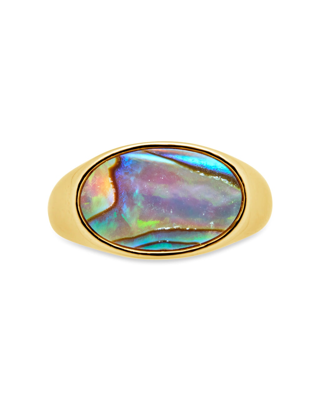 Gail Abalone Open Band Ring