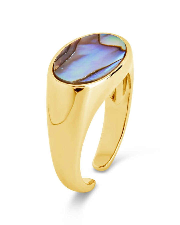 Gail Abalone Open Band Ring