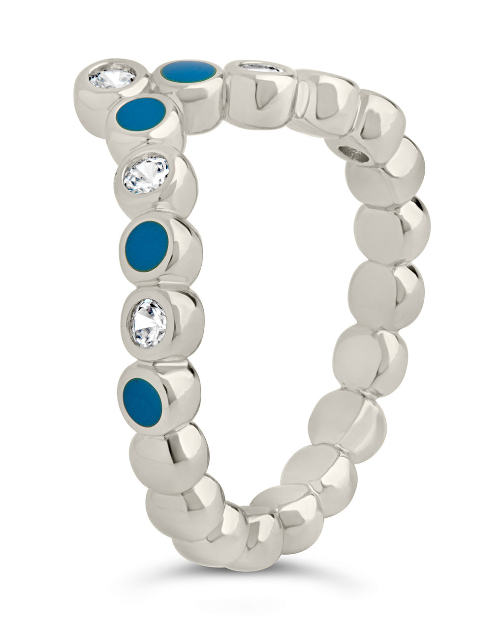 Mylah CZ & Enamel Arch Ring