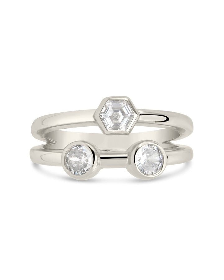 Lou Triple CZ Ring