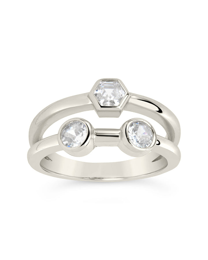 Lou Triple CZ Ring