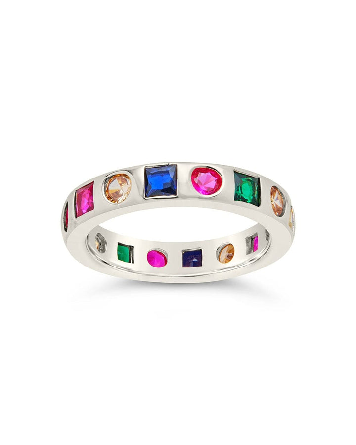 Courtney CZ Rainbow Band Ring